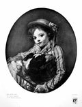 Original Old Antique Print Boy With Dog Jbc Greuze In Wallace Collection 1916