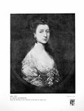 Antique Old Print Mrs King By Thomas Gainsborough Hugh Lane Collection 1916