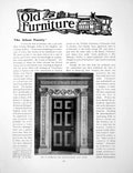 Old Antique Print Furniture The Adam Family Doorway KnockerPage 1916