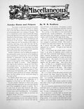 Old Antique Print Powder Horns And Primers Ivory Brass WoodPages 1916