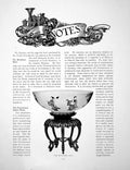 Antique Old Print Notes The Kitchener Bowl A Military SerpentPages 1916