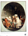 Old Antique Print Debucourt New Year Morning Le Compliment Matinee 1916 20th