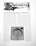 Antique Old Print Small Collector Essex Bygones Wooden PlatterPages 1917