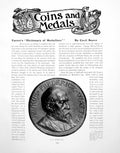 Original Old Vintage Print Forrer'S Dictionary Medallists ReviewPages 1917