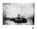 Antique Old Print The Siene Near Rouen Rp Bonington Wallace Collection 1917