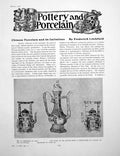 Old Print Chinese Porcelain & Its Imitations Specimens MingPages 1918