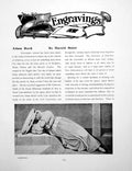 Antique Print Adam Buck Engravings Tambourina Portrait A LadyPages 1918
