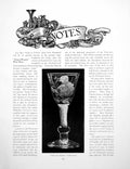 Antique Print Notes King Prussia Wine Glass Kitchen Country InnPage 1918