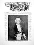 Antique Print Art Notes Captain Cornewall Gainsborough Ae JohnPages 1918