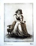 Antique Old Print Comfort By M Bovi After Lavinia Countess Spencer Lady 1918