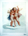 Original Old Vintage Print Cupid And Psyche By Francesco Bartolozzi R.A. 1918