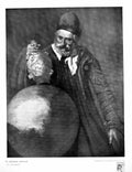 Original Old Vintage Print A Spanish Beggar By Velasquez Bearded Man Jug 1918