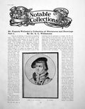 Antique Print Francis Wellesley Collection Miniatures DrawingsPages 1918