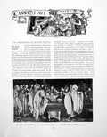Antique Old Print Art Notes Royal Academy Macbeth Stephen ReidPages 1918