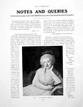 Old Print Notes Queries Unidentified Portrait Aucissa FibulaPages 1918