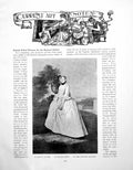 Antique Old Print English School Pictures For National GalleryPages 1918