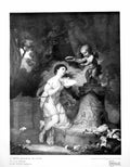 Antique Print A Votive Offering To Cupid Jb Greuze Wallace Collection 1918 20th