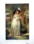 Original Old Vintage Print Variety Lady Painted G Moreland Engraved W Ward 1918