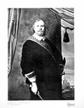 Original Old Vintage Print Portrait A Dutch Officer G Honthorst 1918 20th