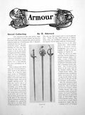 Antique Old Print Sword Collecting Furniture Mr Mrs Mango Pt IPages 1918