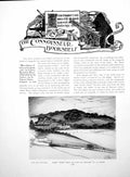 Old Vintage Print Bookshelf View Langside Mary Queen ScotsPages 1918