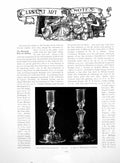 Antique Print Notes Glass Candlesticks French Military MedalsPages 1918