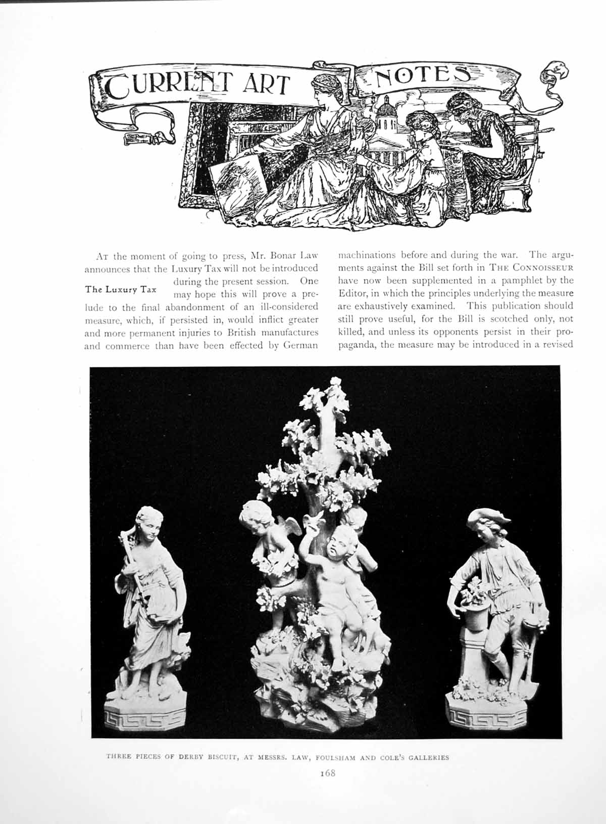Antique Print Art Notes Derby Biscuit Examples Bristol PossetsPages 1918