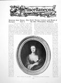 Old Print Mistress Ann Sharp Dolls' House Letters Recipes IPages 1918