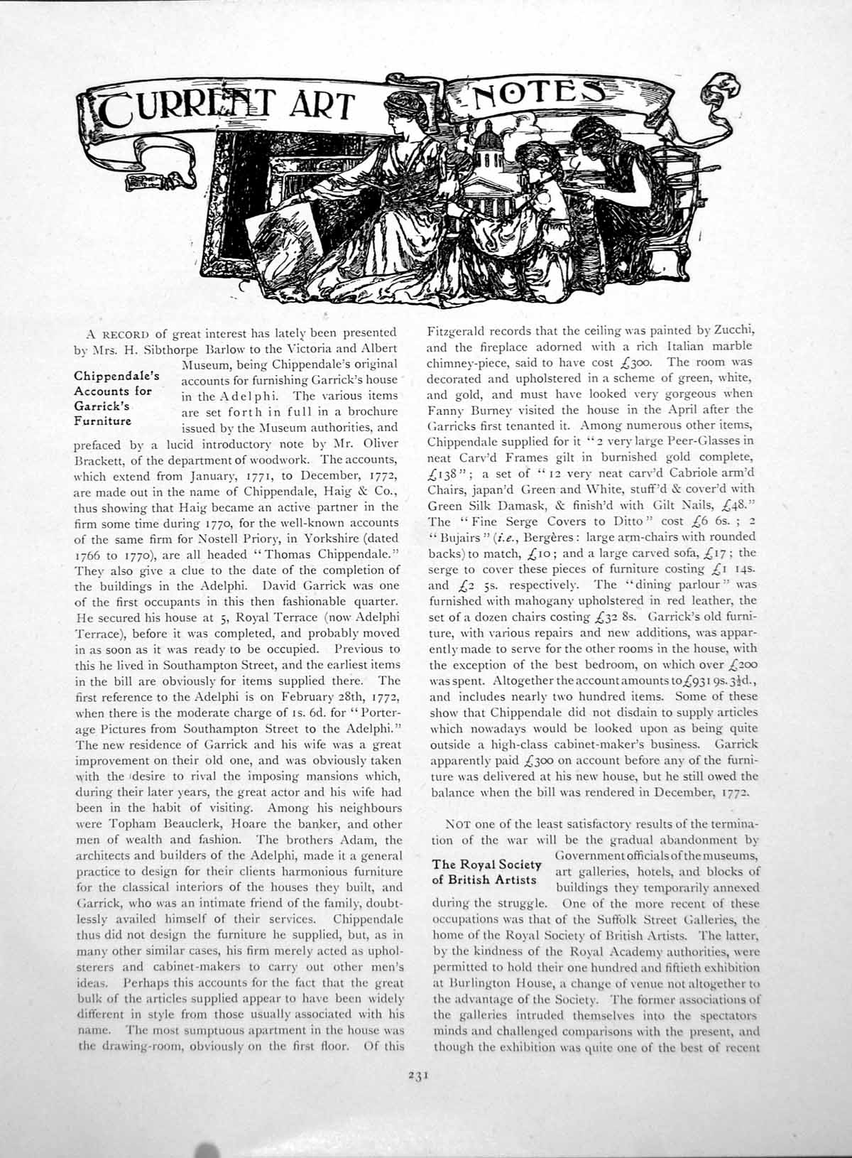 Old Vintage Print Art Notes Field-Marshall Viscount WolseleyPages 1918