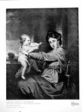 Original Old Vintage Print Caroline Duchess Marlborough With Daughter 1918 20th