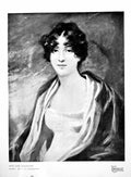 Original Old Vintage Print Miss Jane Macintyre Pastel By Jm Masquerier 1918