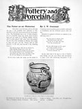 Antique Old Print The Potter As An Historian Sunderland Ware JugPages 1919