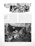 Antique Print Art Notes When Boys Come Marching Home War PicsPages 1919