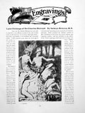 Old Vintage Print Later Etchings Charles Holroyd Garland EvePages 1919
