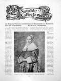 Antique Old Print F Wellesley'S Collection Miniatures & DrawingsPages 1919