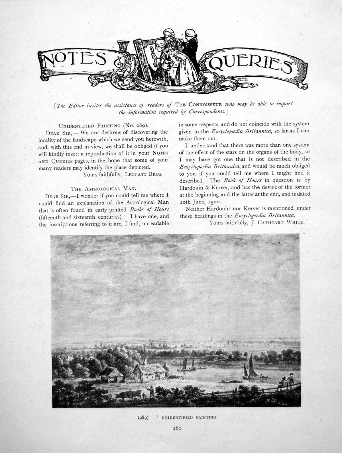 Antique Old Print Notes Queries Unidentified Painting CaricaturePage 1919