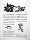 Antique Old Print Notes The Gorget ed Cotton Kerchief BobbinsPages 1919
