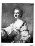 Old Vintage Print Louise De Lorraine Princesse De Turenne Jm Nattier 1919 20th