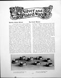 Antique Old Print Queen Anne Silver Circular Oval Trencher SaltsPages 1919