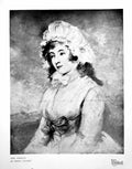 Old Vintage Print Mrs O'Reilly By George Chinnery Bow On Dress Hat 1919 20th