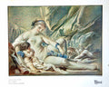 Old Vintage Print Venus And Cupid By L Bonnet After Francois Boucher 1919 20th
