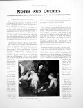 Antique Old Print Notes Queries Unidentified Painting Roman LampPage 1920