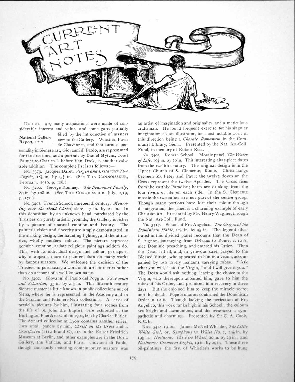 Old Print Art Notes National Gallery Religious AcquisitionsPages 1920