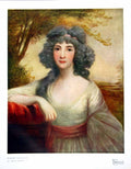 Antique Old Print Marion Mccullum By David Martin Young Lady Grey Hair 1920