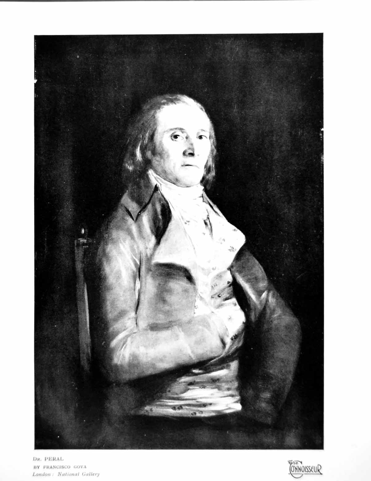 Old Vintage Print Dr Peral By Francisco Goya London National Gallery 1920 20th