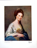Original Old Vintage Print The Countess Erroll By Francis Coutts Blue Wrap 1920