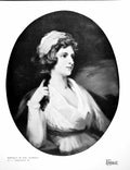 Original Old Vintage Print Portrait Mrs Inchbald Jj Masquerier 1920 20th