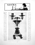 Antique Print Notes Crystal Silver Candlestick Pewter MeasurePages 1920