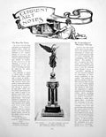 Old Print Art Notes Pax Victrix For George V Game SilhouettePages 1920