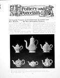 Antique Old Print English Teapots Collection Colonel Mrs BulwerPages 1920